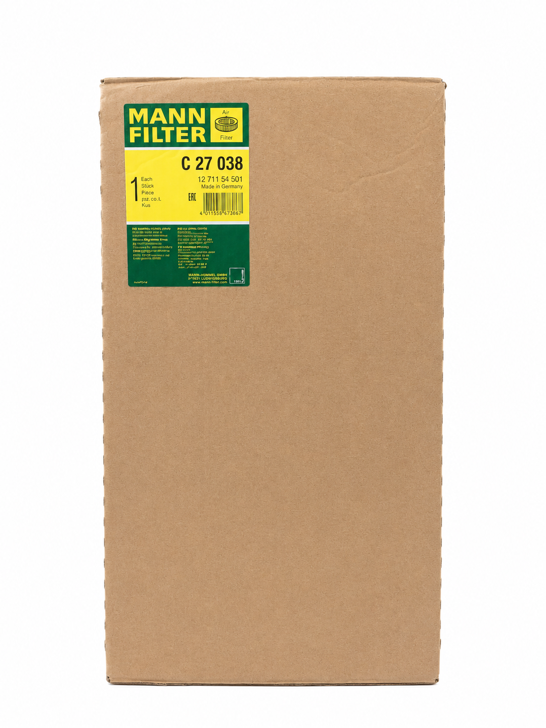 فیلتر هواکش برند مان MANN کد C27038 اورجینال