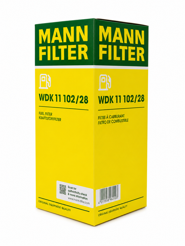 فیلتر گازوئیل برند MANN کد WDK 11 102 / 28 ولوو یورو 5