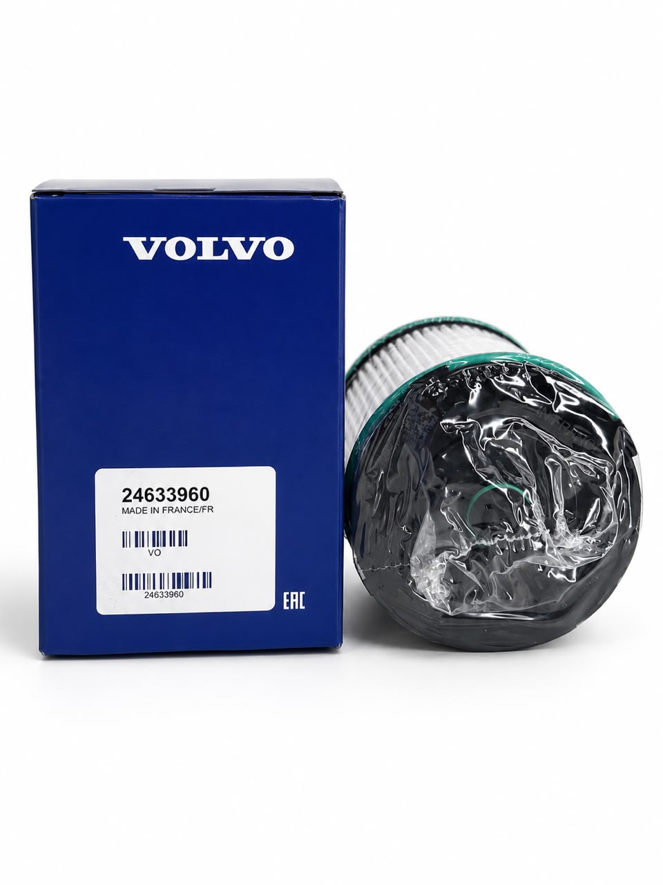 فیلتر آبگیر کاغذی برند ولوو VOLVO کدفنی 24633960 اصلی ساخت فرانسه