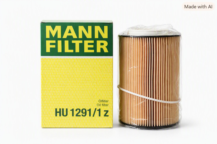 فیلتر روغن کامیون و اتوبوس های MAN با کد HU 1291 / 1z از برند MANN FILTER