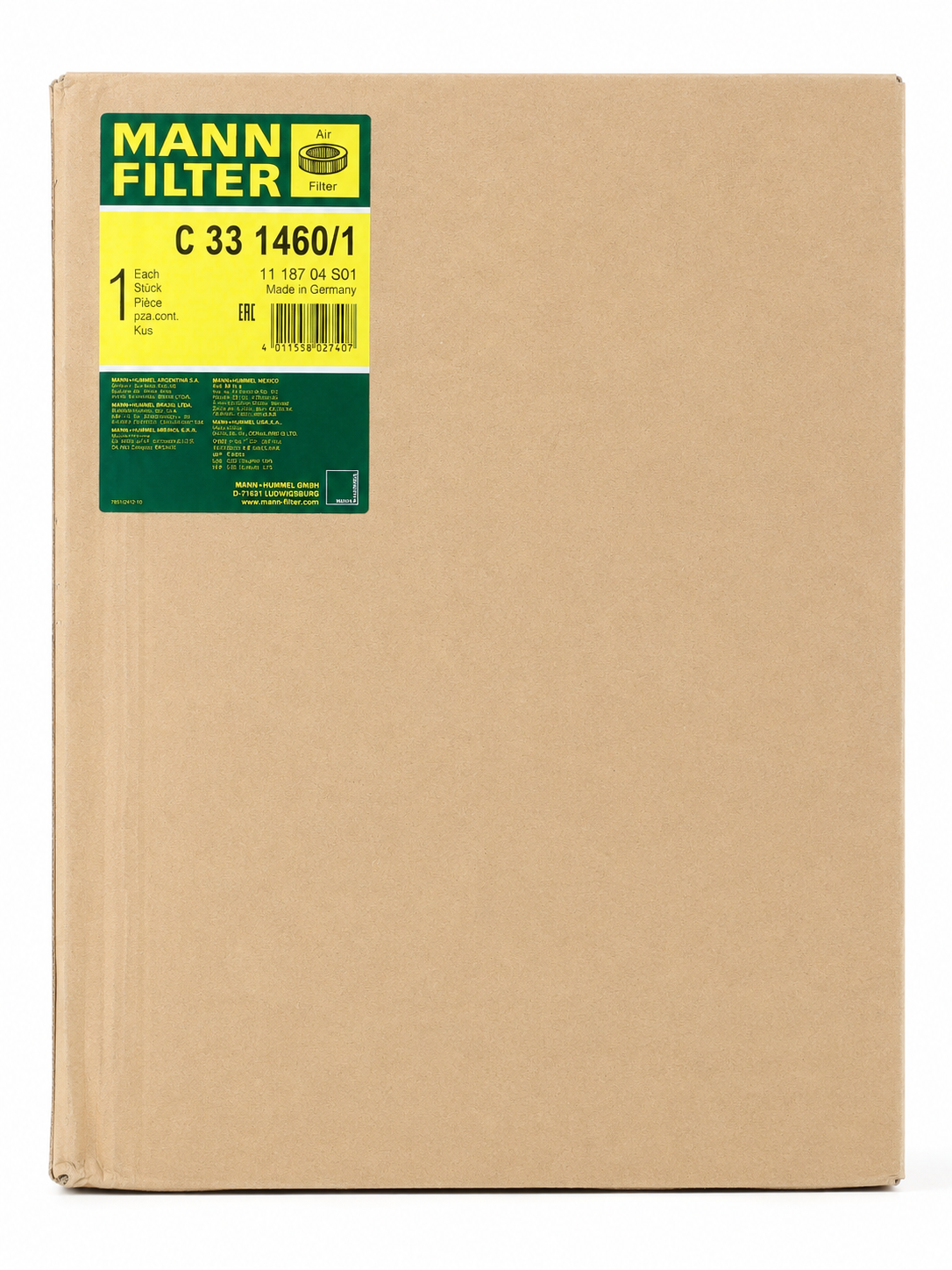 فیلتر هواکش برند مان MANN  کد C331460/1 اصلی