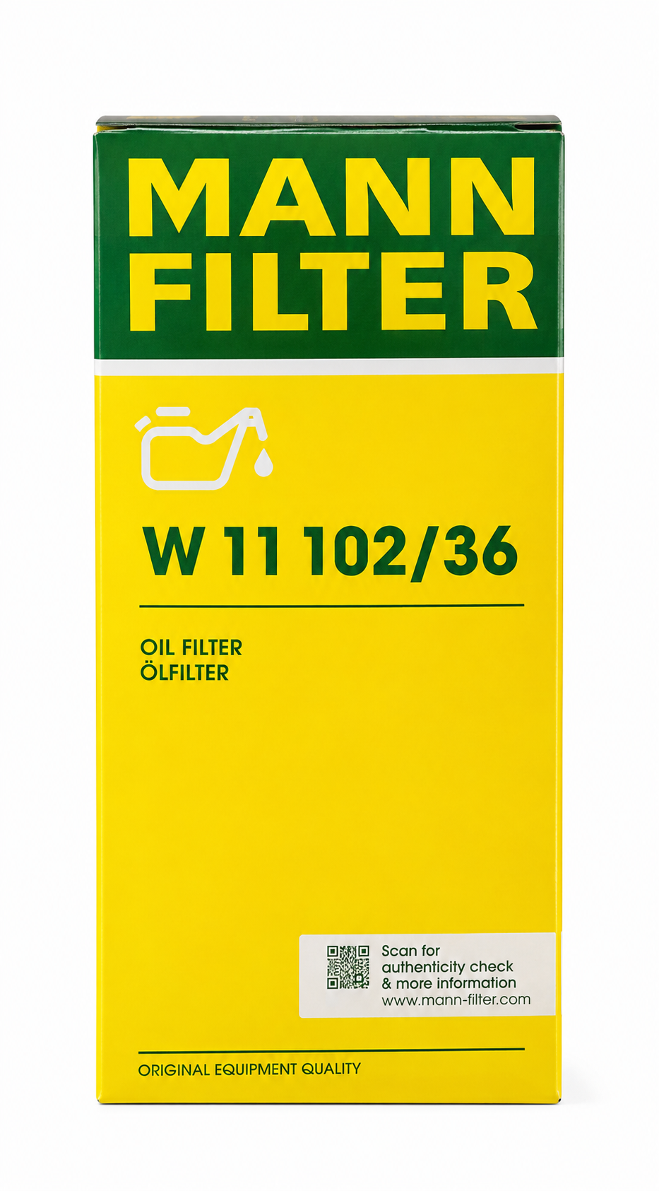 فیلتر روغن برند ( مان) MANN کد W 11 102 / 36 یورو 4 و یورو 6